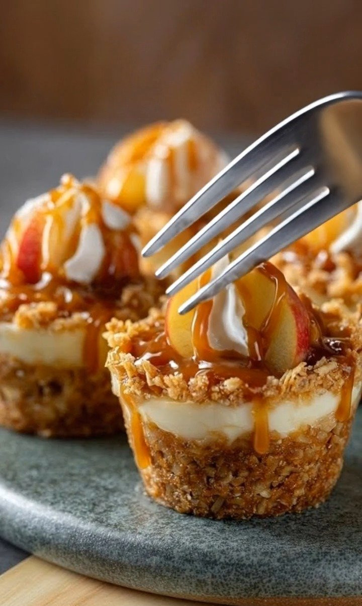Caramel Apple Dessert Cups