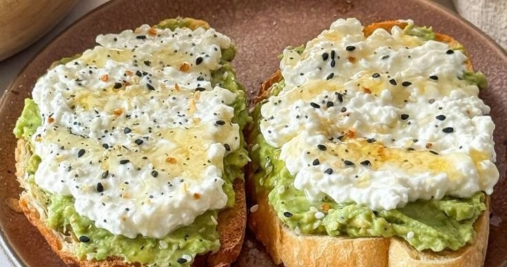 Cottage Cheese Avocado Toast 1 Cottage Cheese Avocado Toast