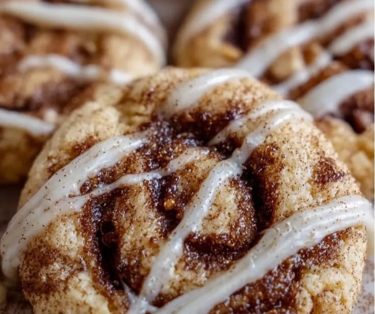 High Protein Cinnamon Roll Cookies