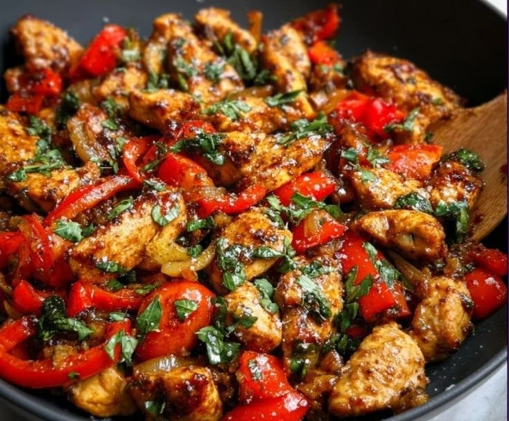Mediterranean Chicken Stir-Fry