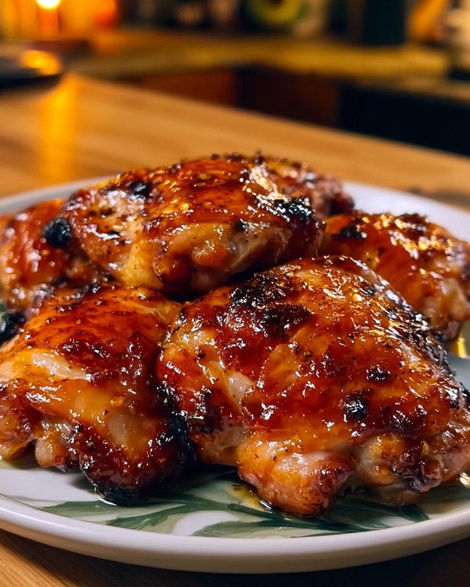 Lemon Pepper Chicken Thighs with Honey and Garlic