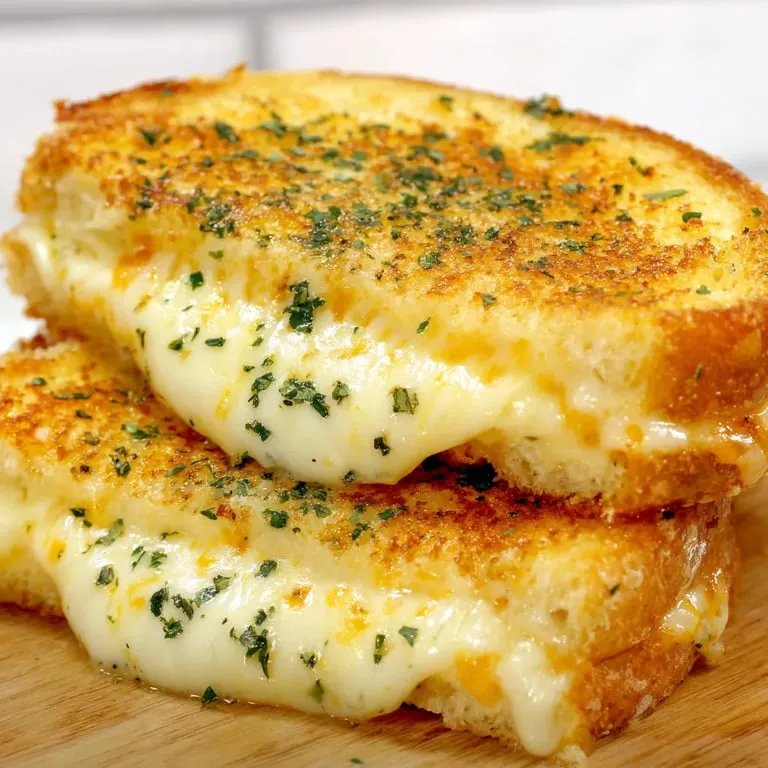 Garlic Butter Cheese Sandwiches