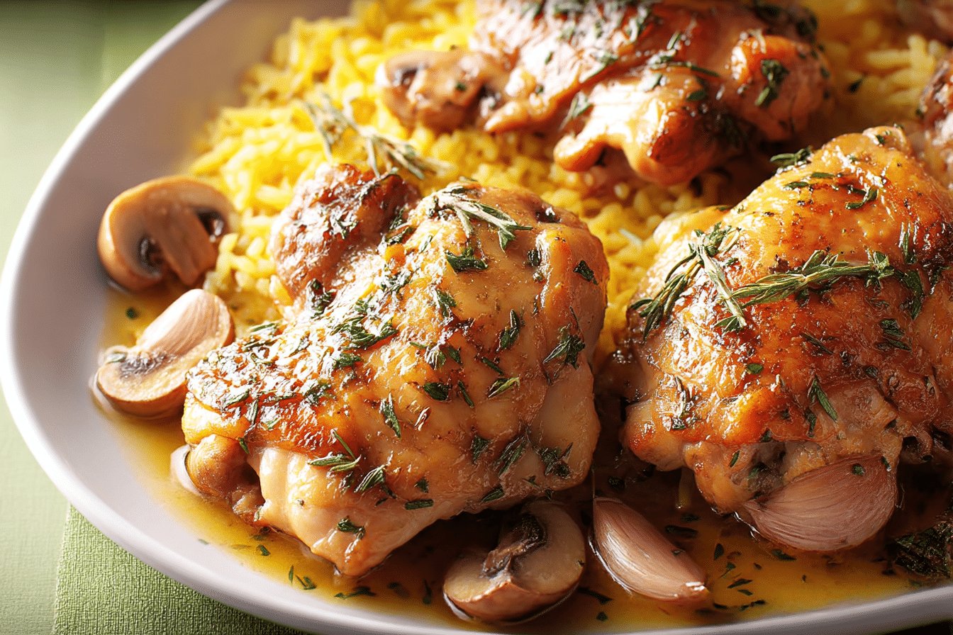 Garlic Chicken with Herbs