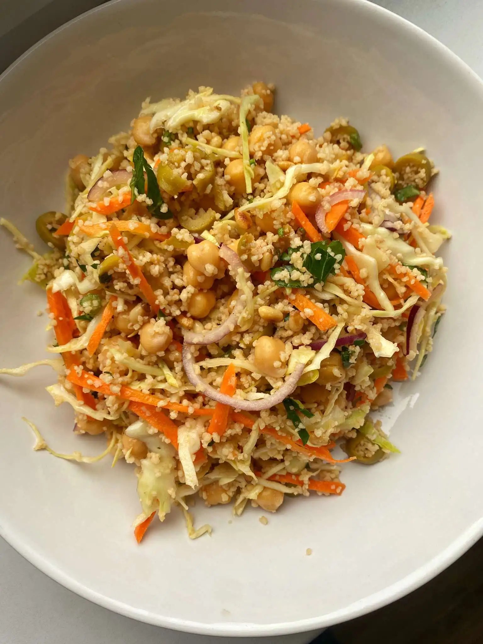 Couscous Chickpeas Salad