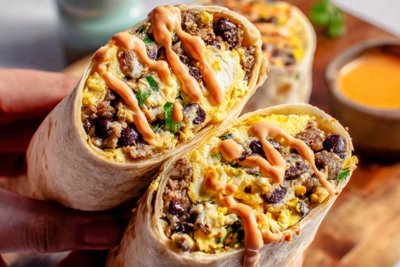 High-Protein Breakfast Burrito 8 High-Protein Breakfast Burrito