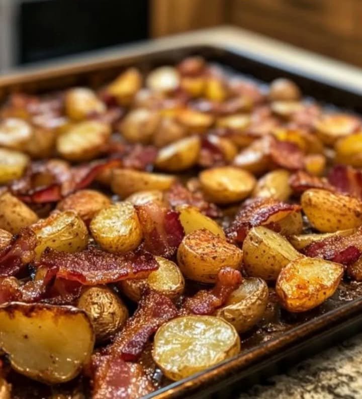 Lazy Bacon-Potato Crunch