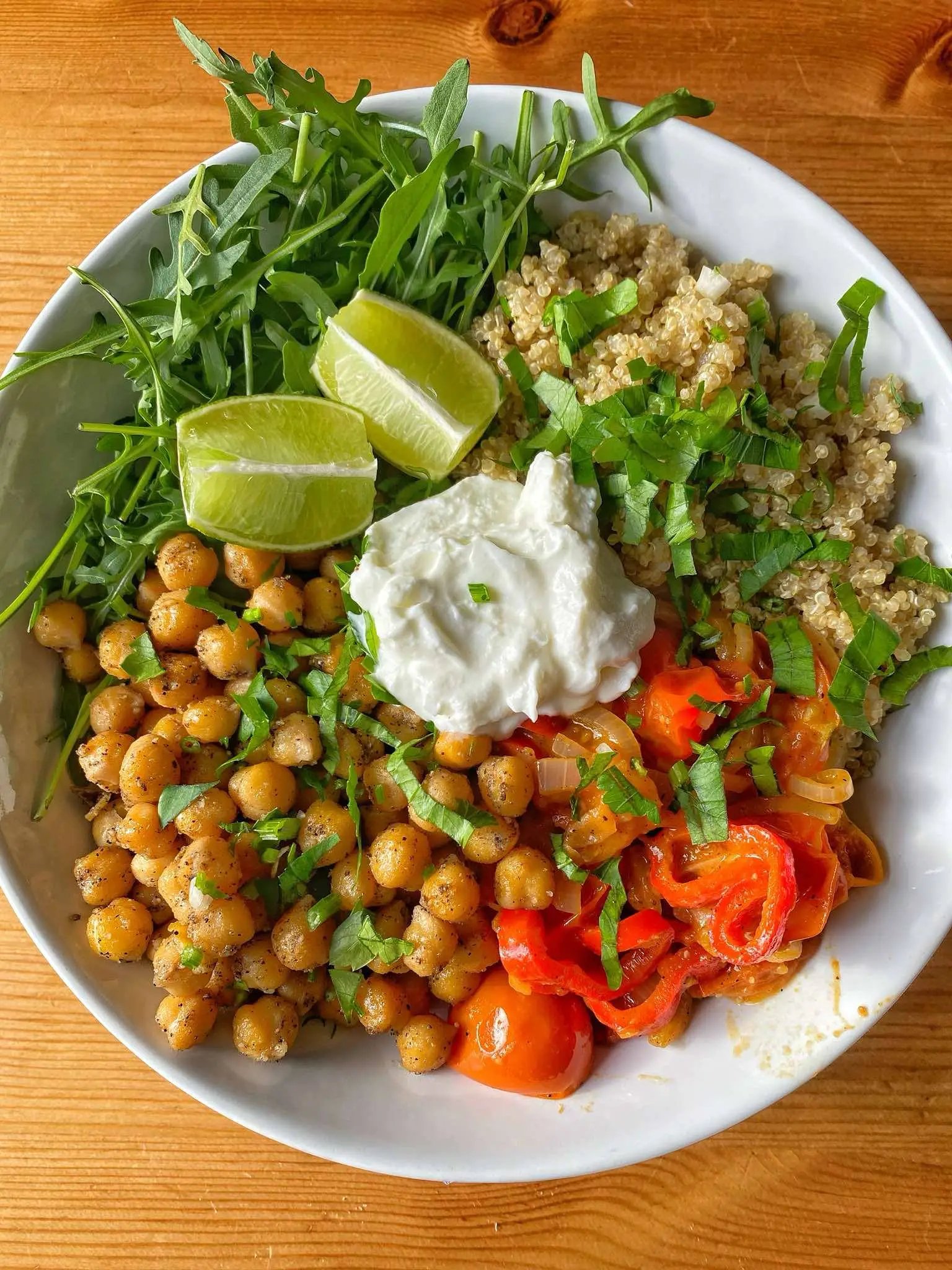 Chickpea and Quinoa Bowl