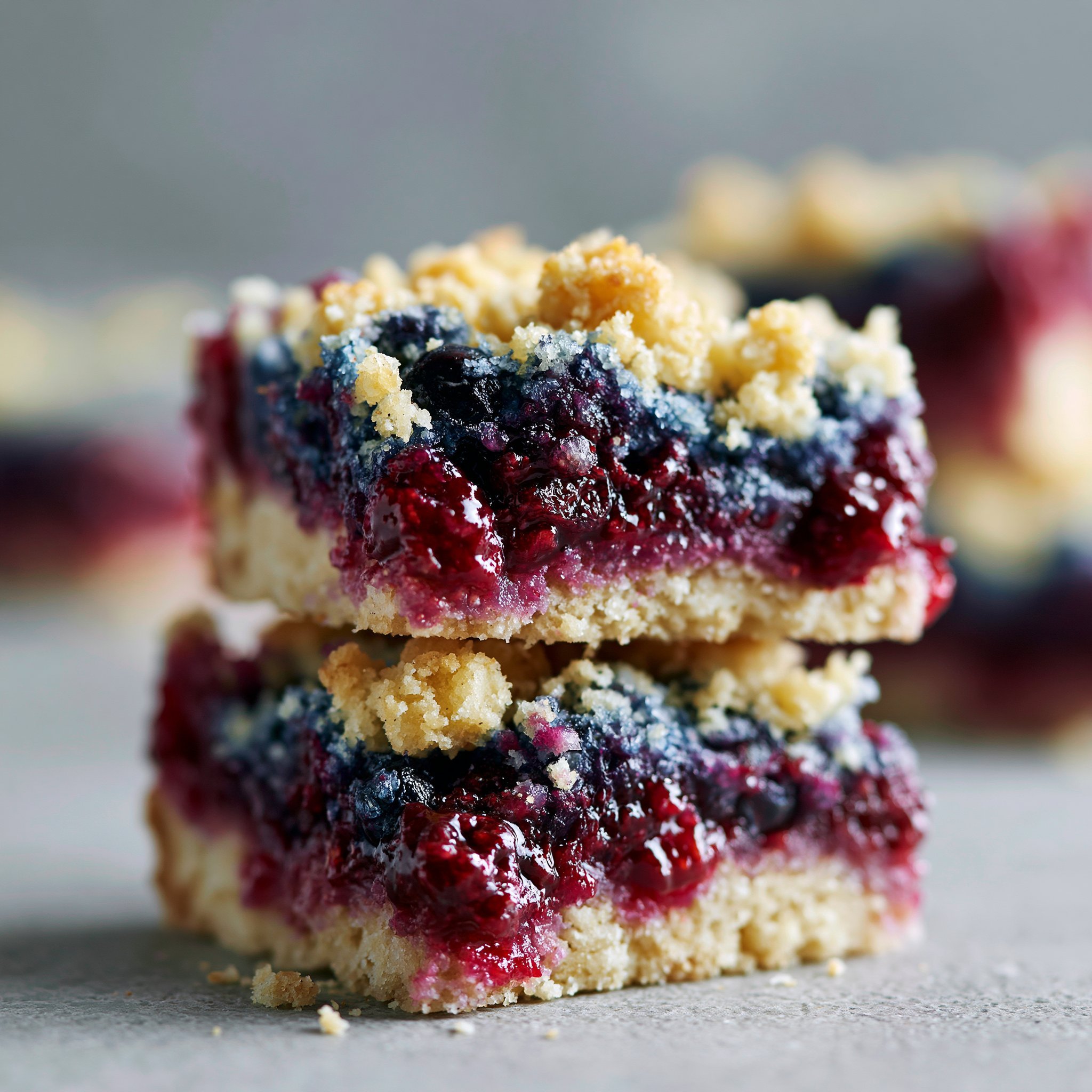 Blueberry Crumble Bars