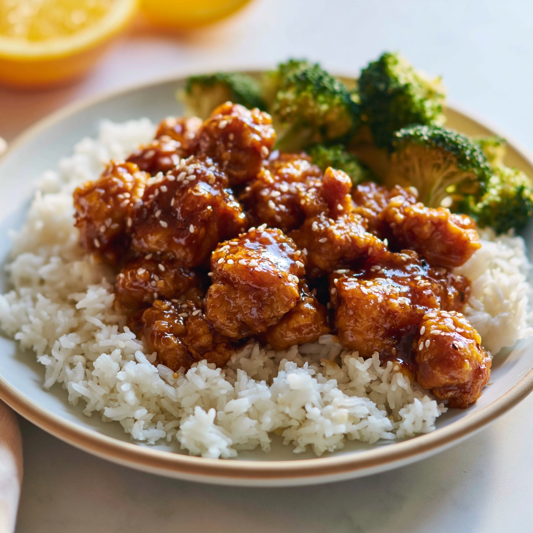 Einfache Orange Chicken
