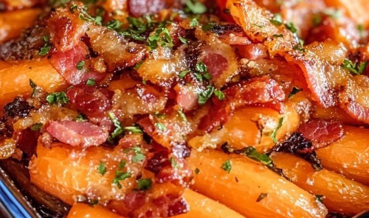 Bacon-Wrapped Roasted Carrots