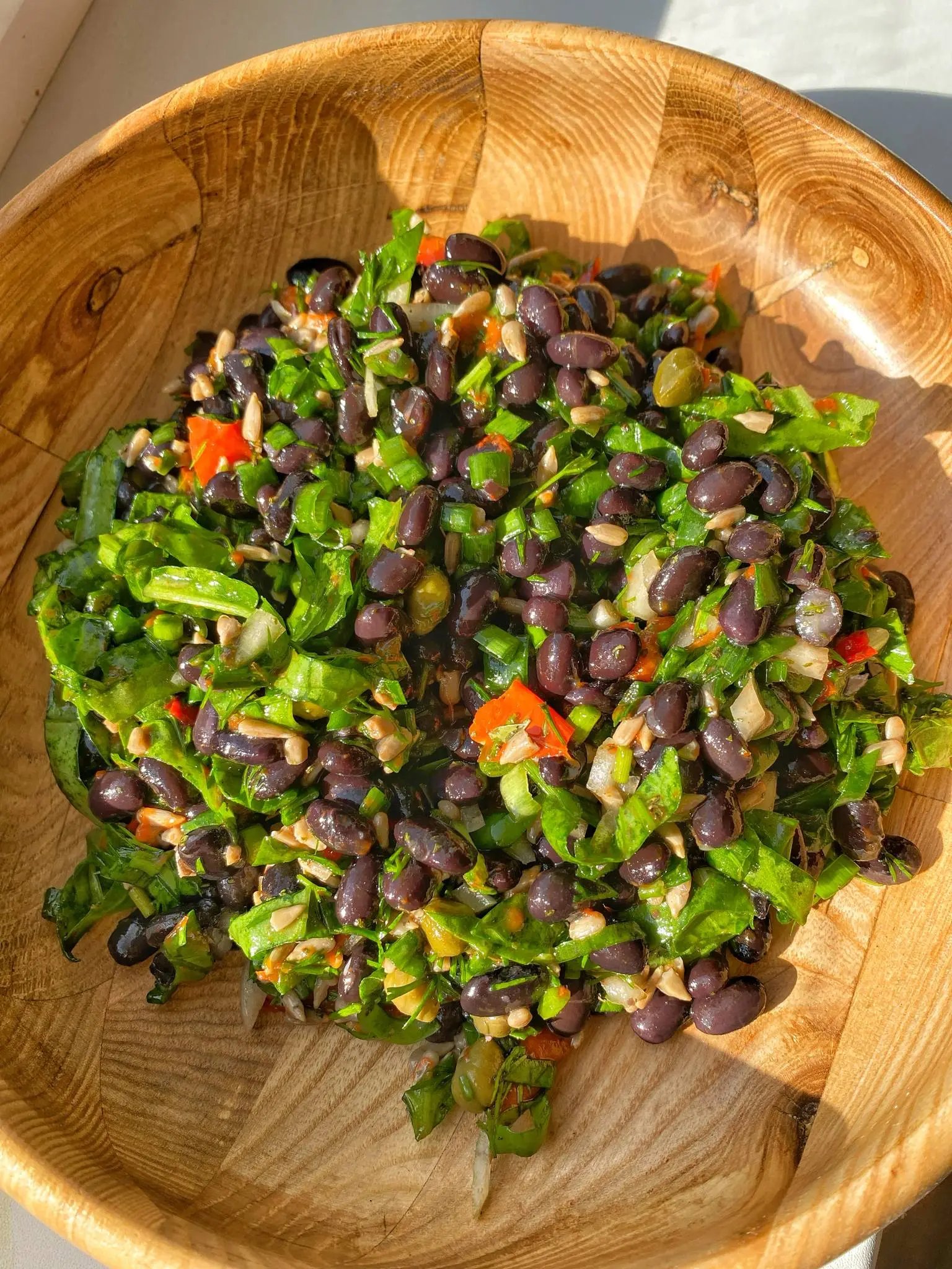 Black Bean Salad with Herbs