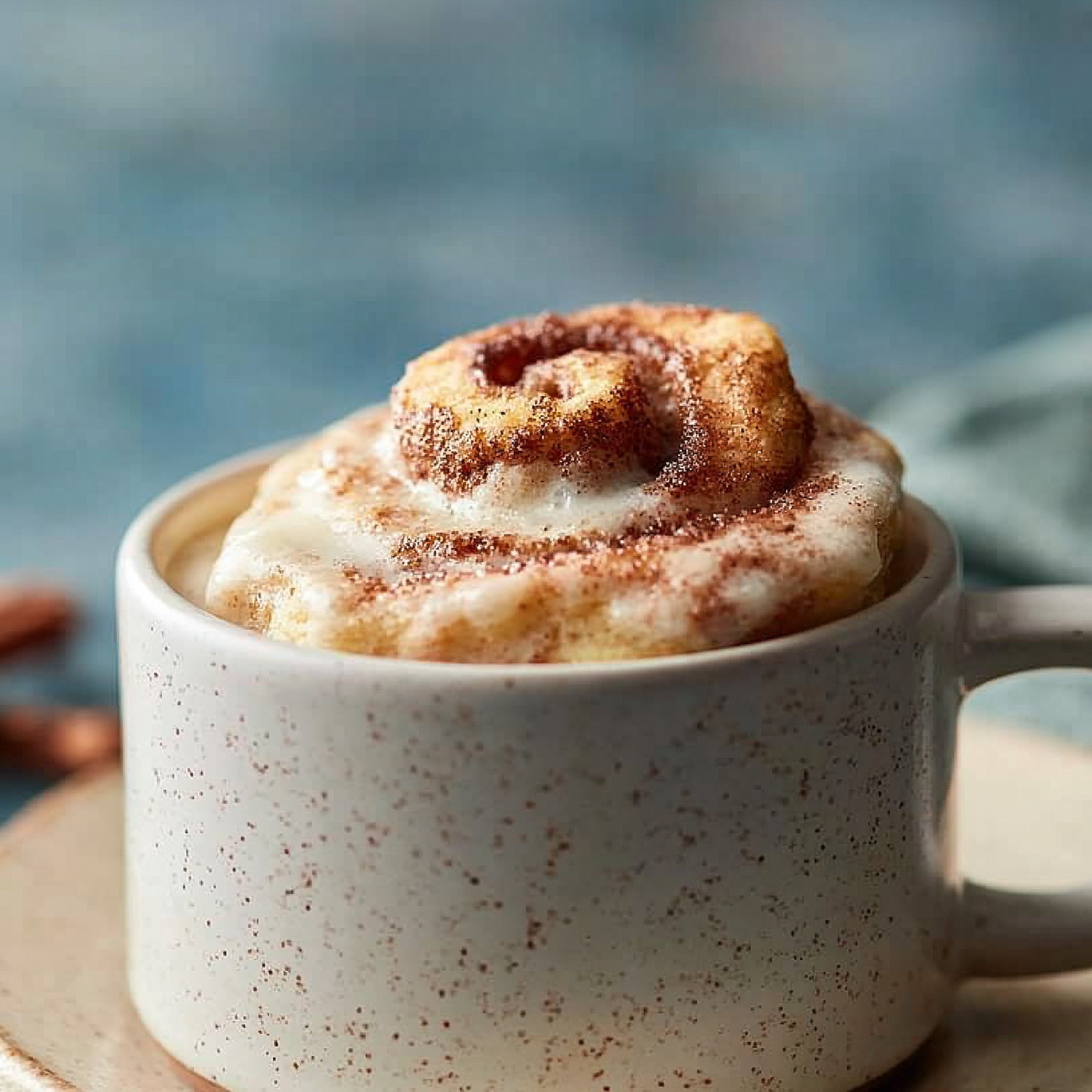 Cinnamon Roll in a Mug