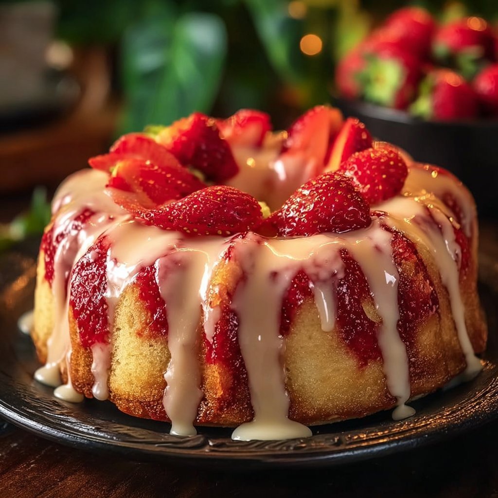 The Ultimate Strawberry Cream Cheese Pound Cake for Any Occasion