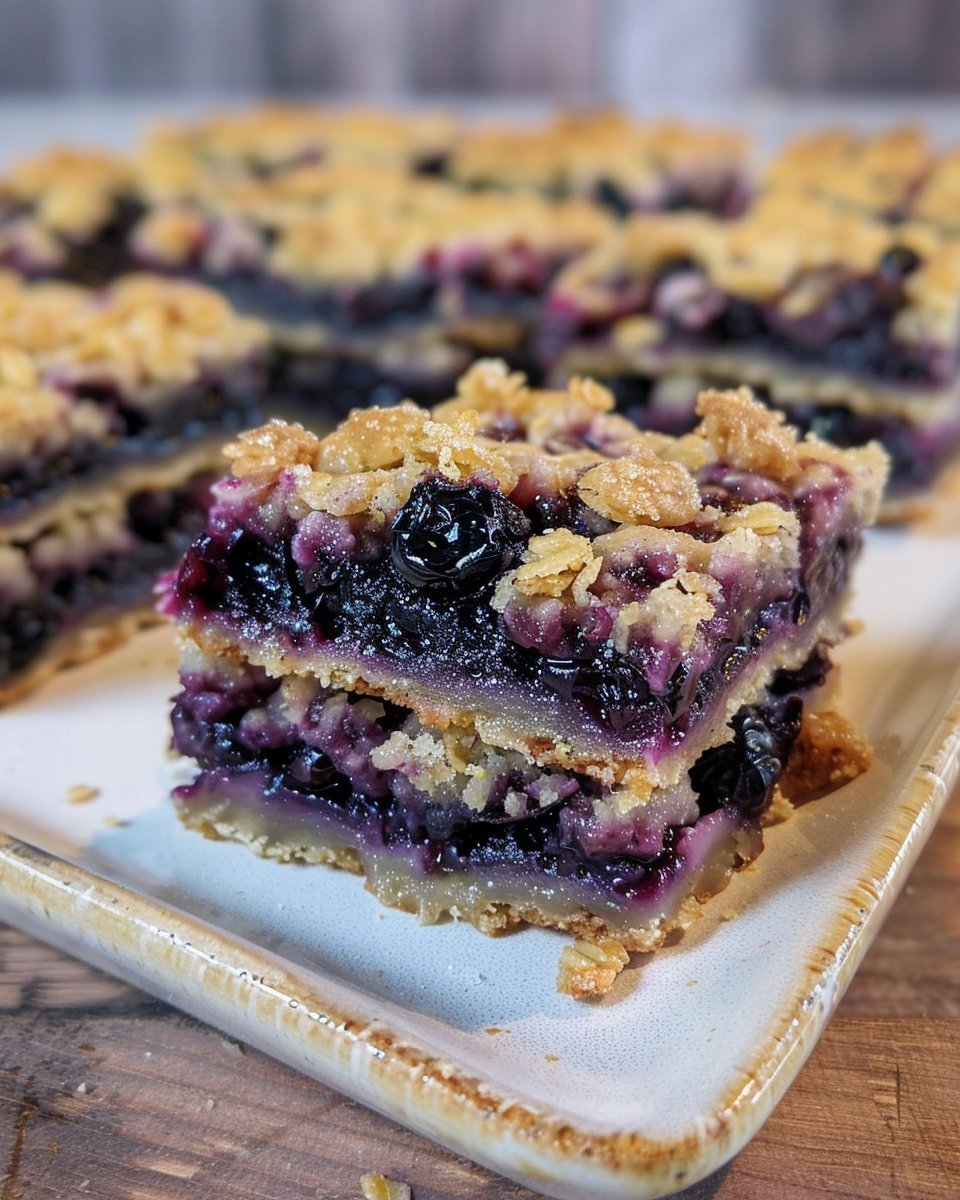 Blueberry Crumble Bars