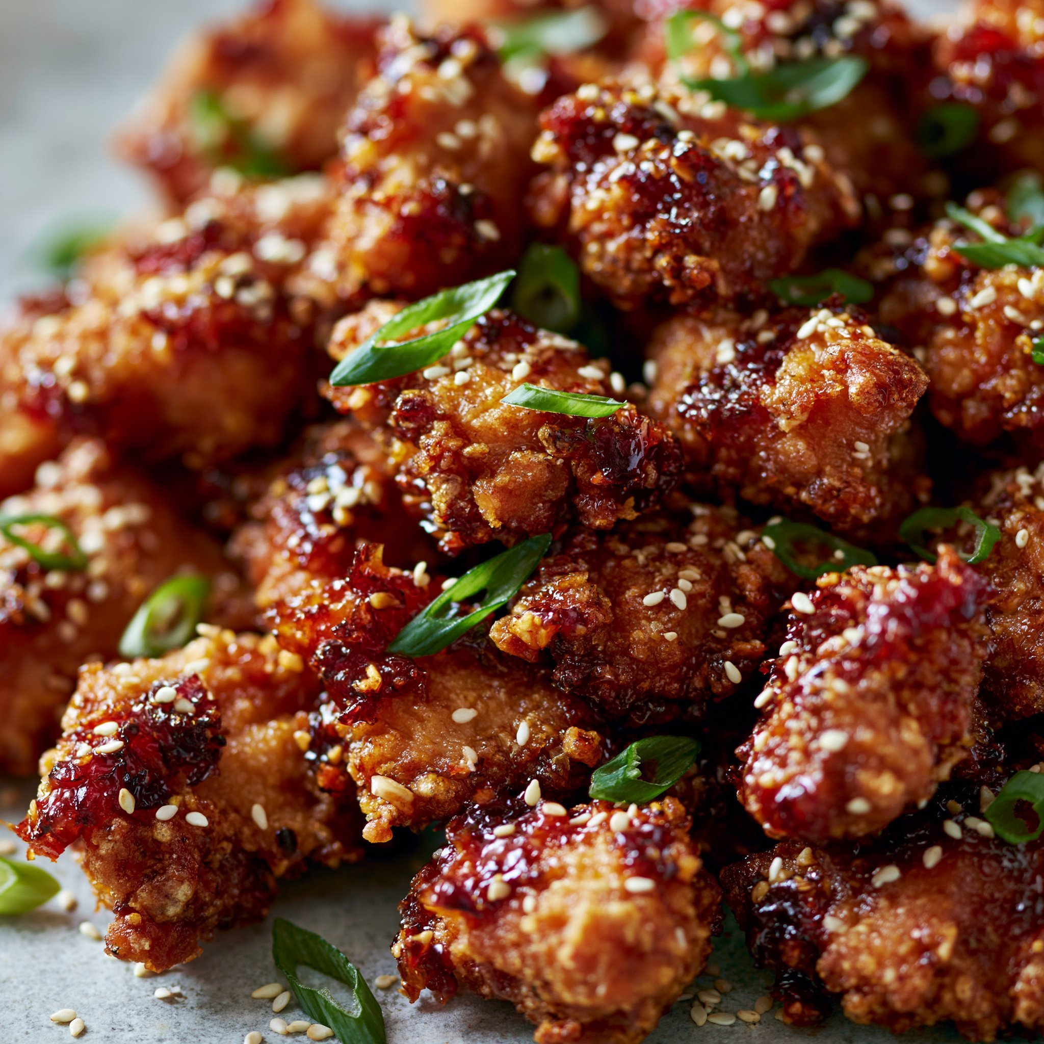 Crispy Chinese Honey Garlic Chicken