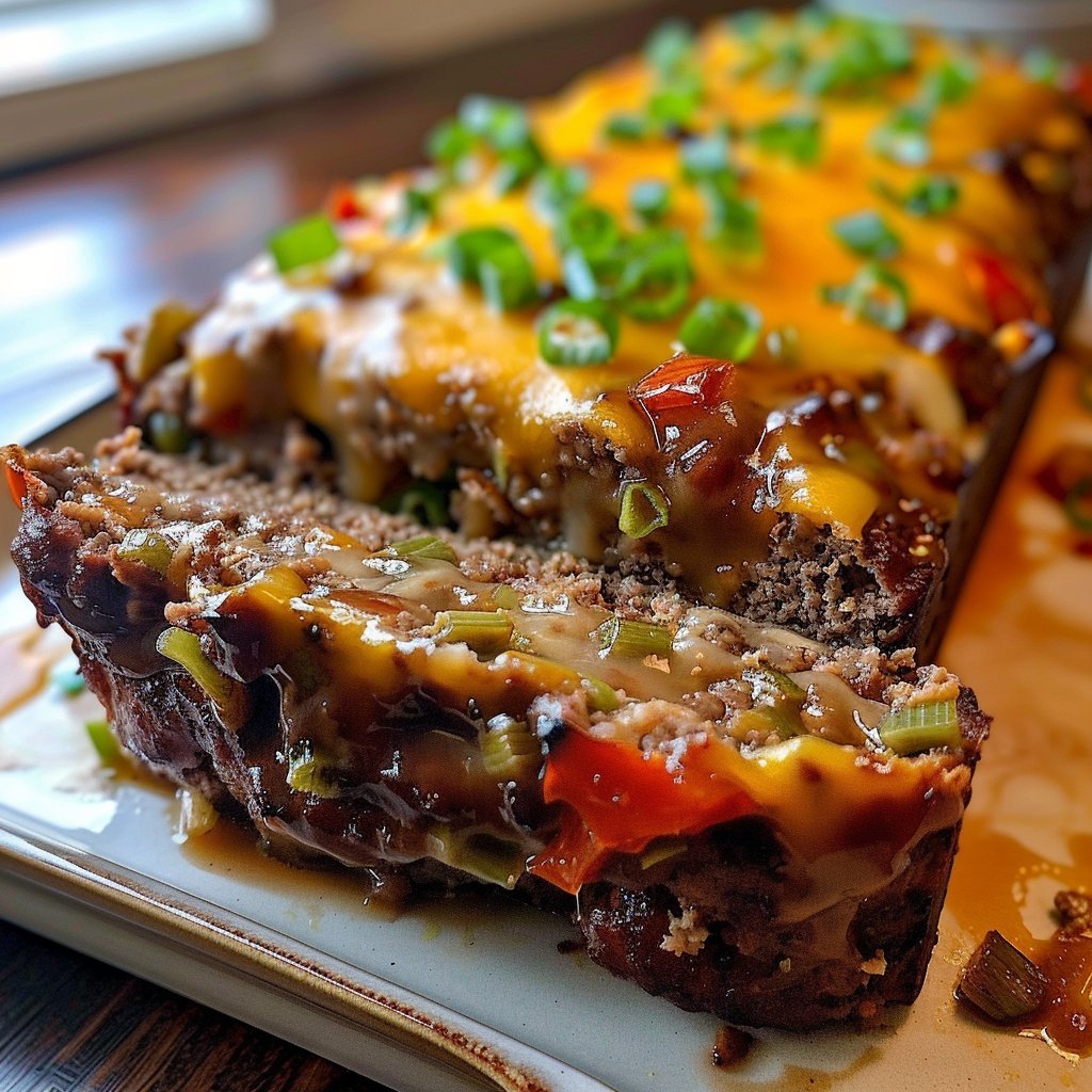 Cheesesteak Meatloaf
