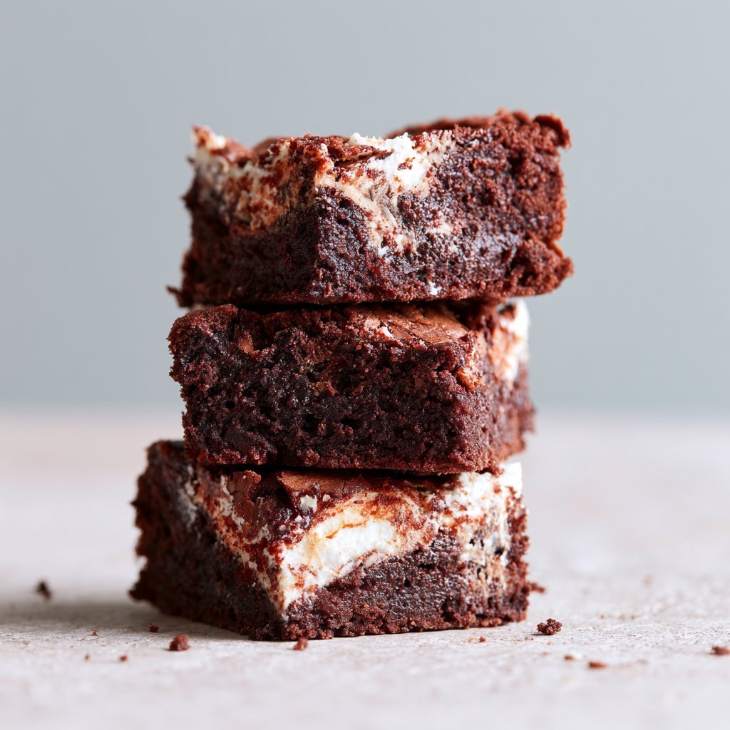 Chewy No Sugar Greek Yogurt Brownies