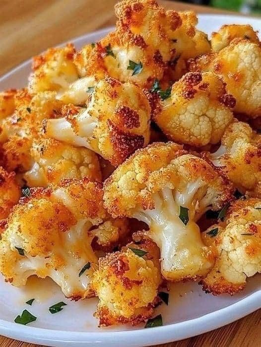 Gebackener Blumenkohl mit Käse