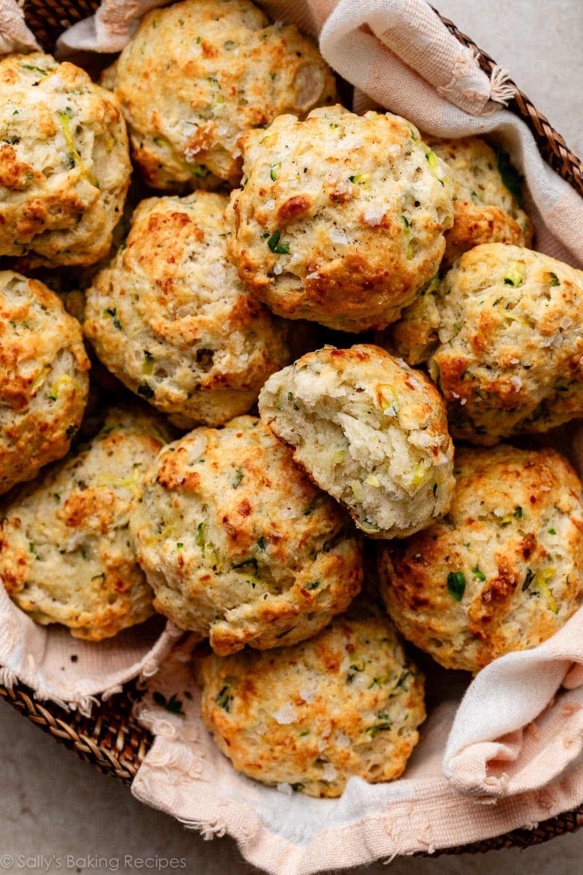 Zucchini Biscuits (Parmesan Herb)