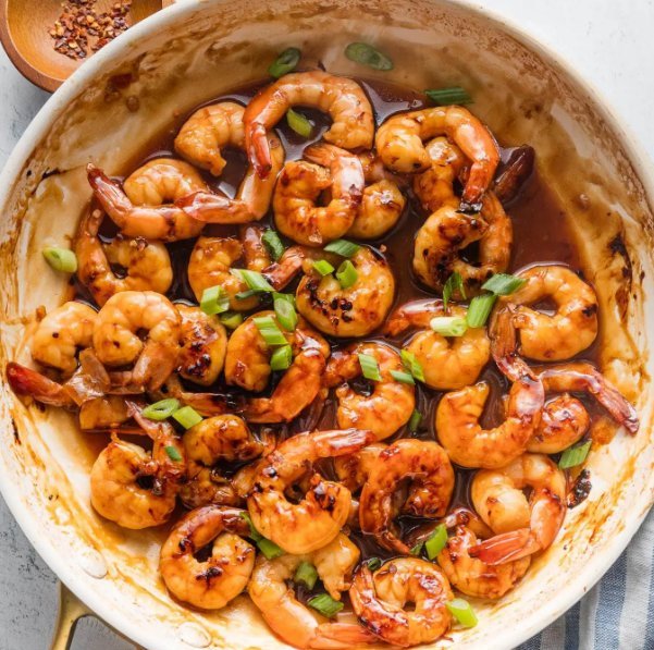 High-Protein Honey Garlic Shrimp