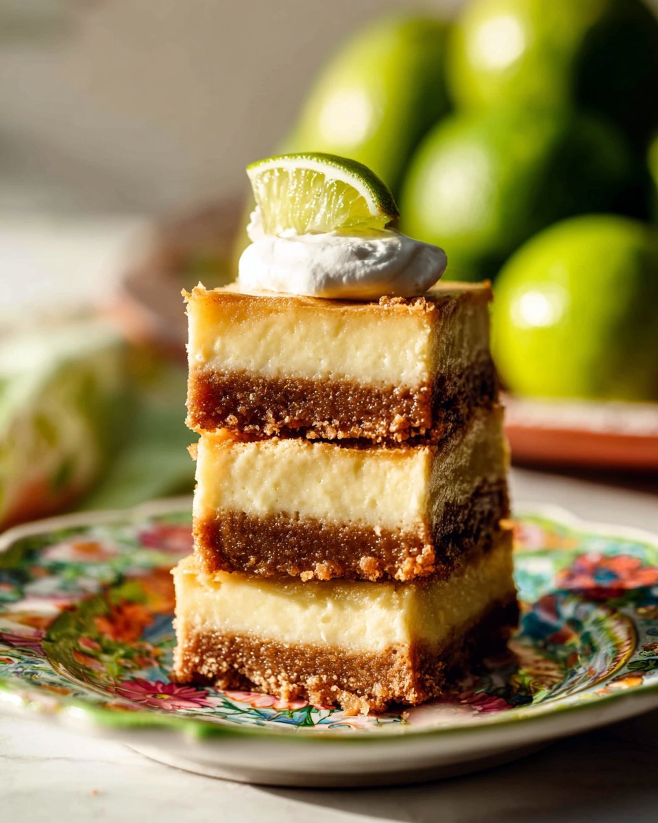 Key Lime Cheesecake Bars