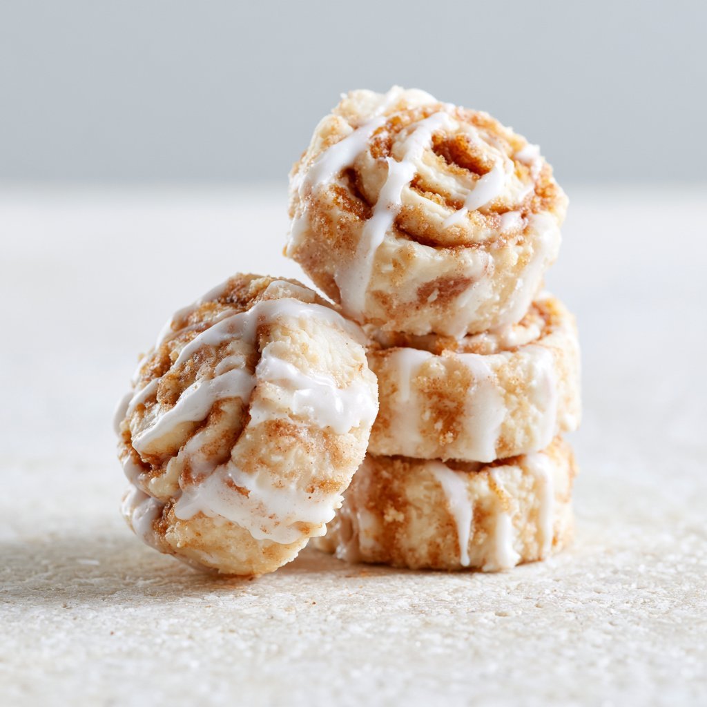 No-Bake Cinnamon Roll Cookies
