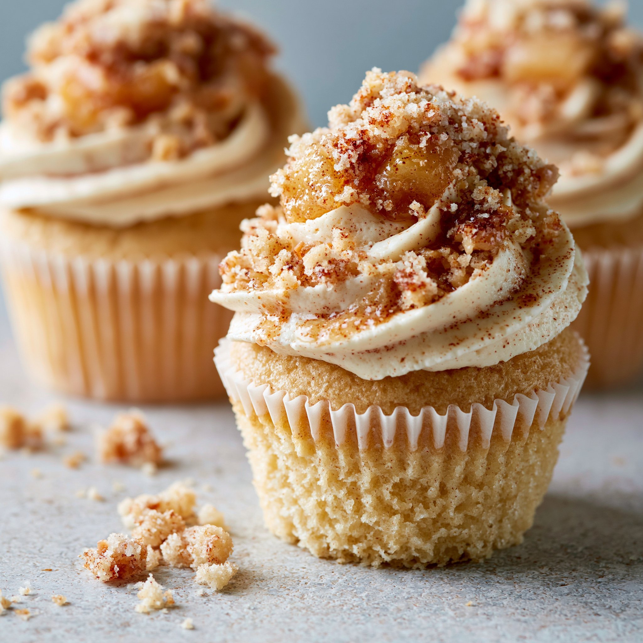 Apple Crumble Cupcakes
