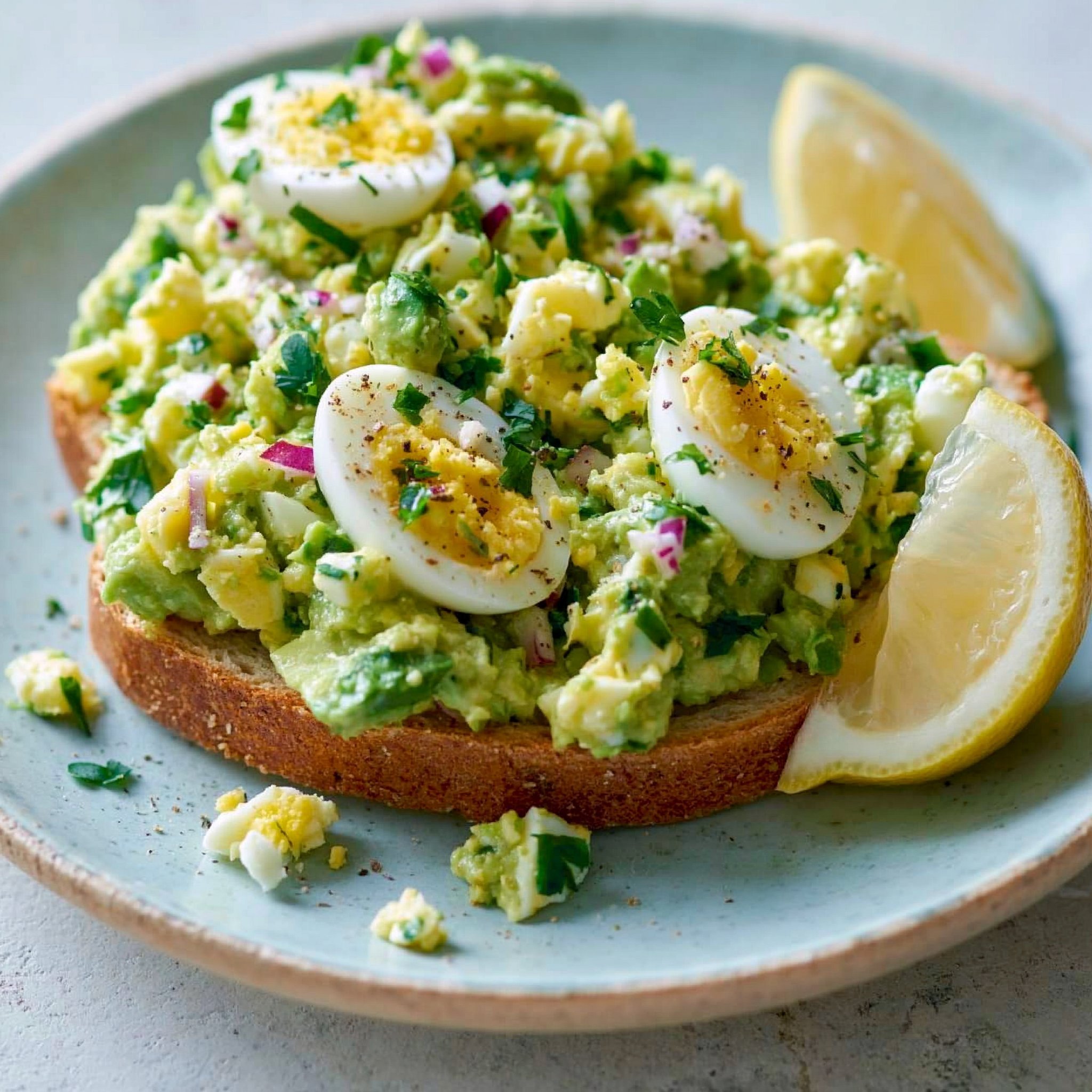 Mediterrane Avocado-Eiersalat