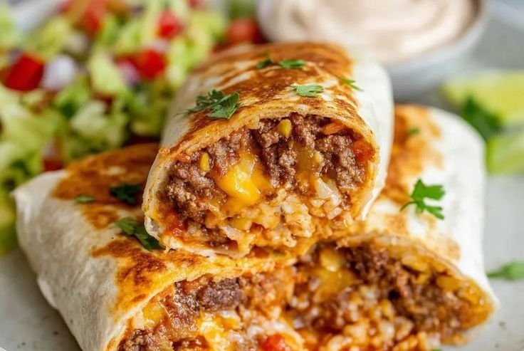 Hearty Beef Burritos