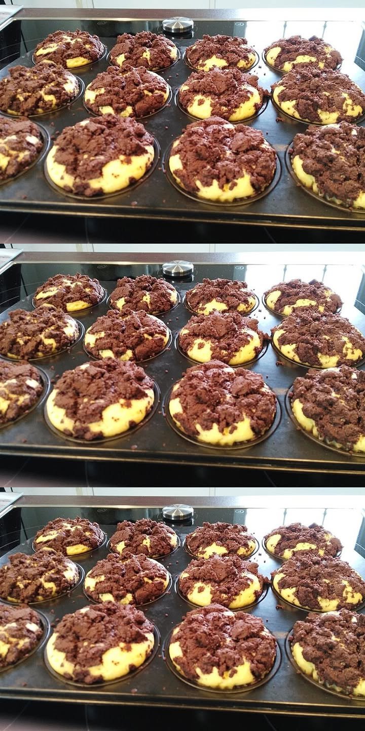 Zupfkuchen Muffins mit Paradiescreme