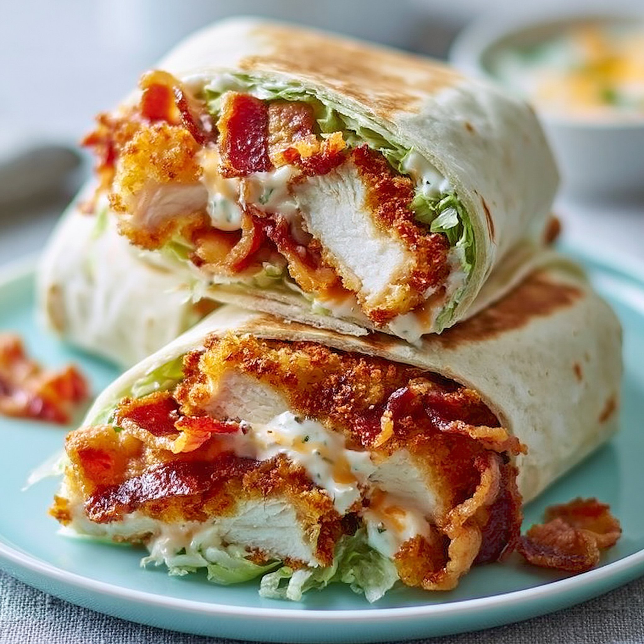 Crispy Chicken Bacon Ranch Wrap