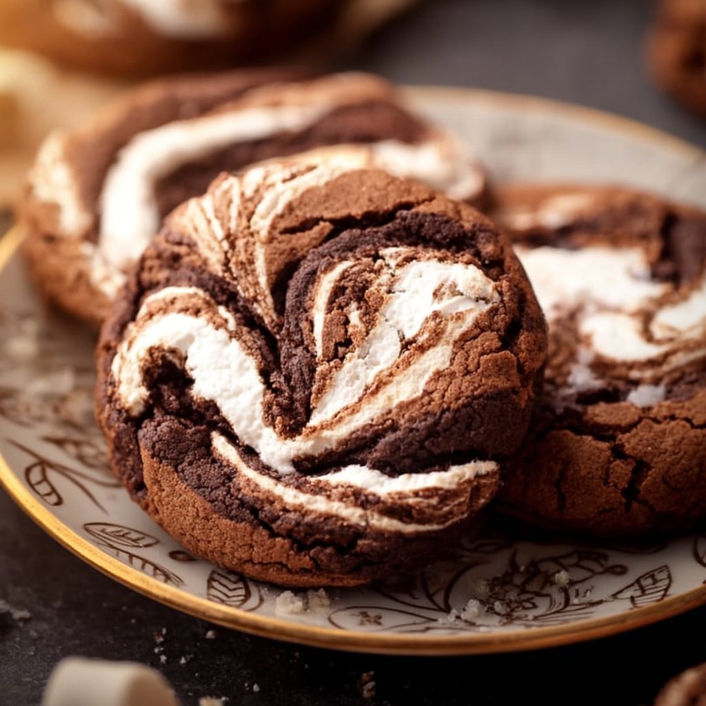 Chocolate Marshmallow Cookies