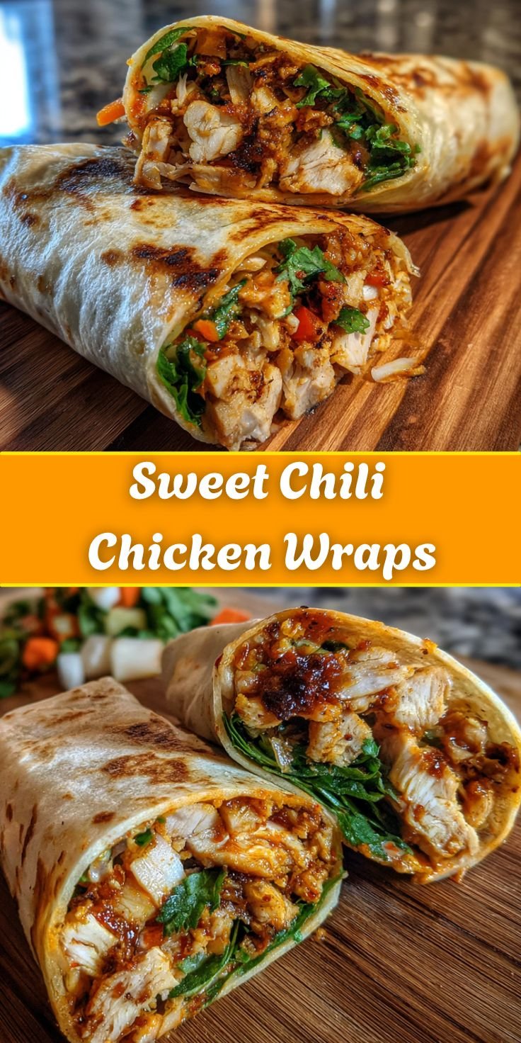 Sweet Chili Chicken Wraps: Easy 20-Minute Lunch or Dinner