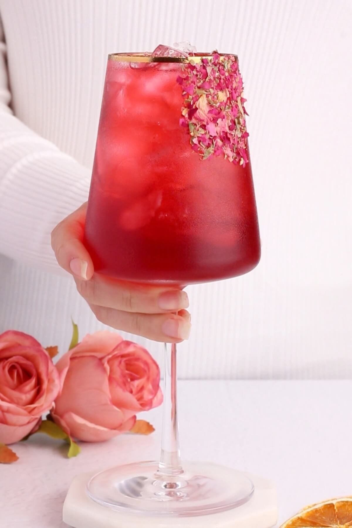 Hibiscus Rose Mocktail