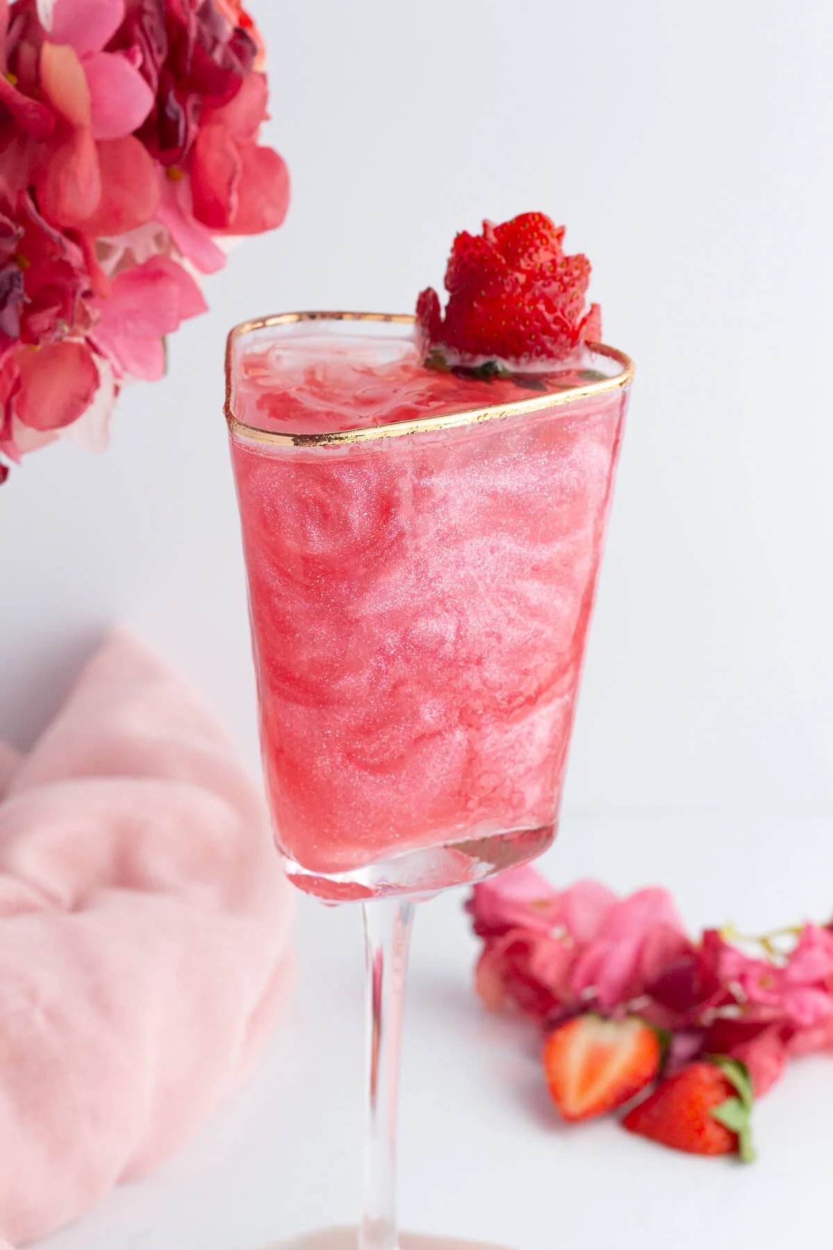 Strawberry Rose Mocktail