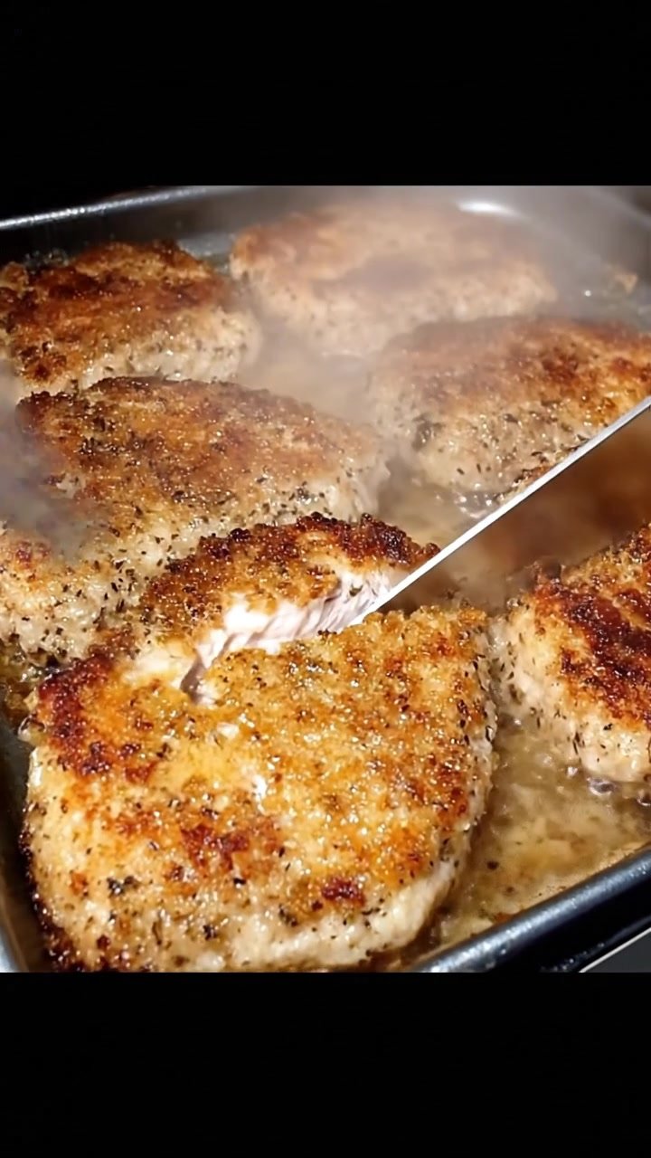 Parmesan Baked Pork Chops