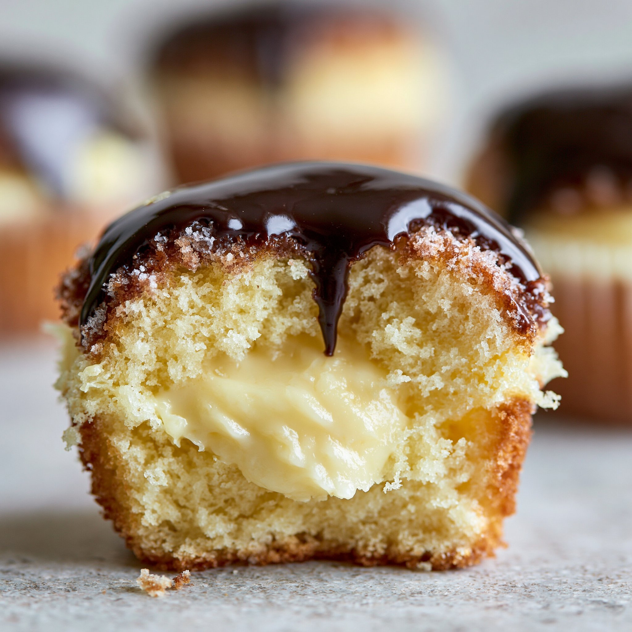 Boston Cream Cupcakes