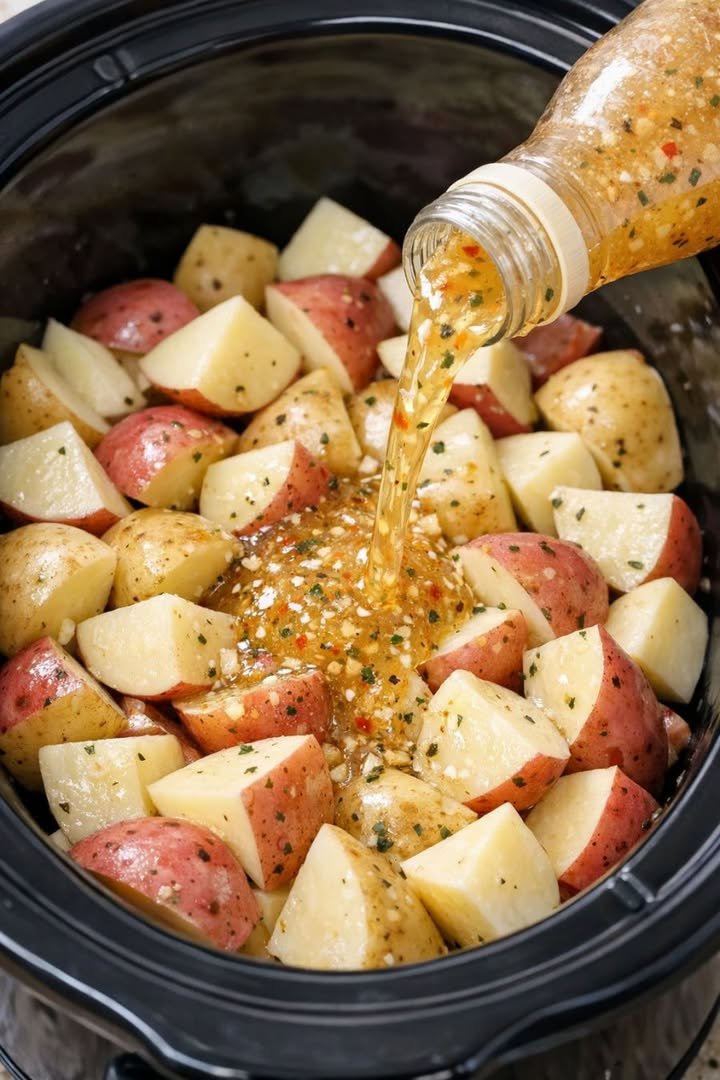 Slow Cooker Italian Potatoes