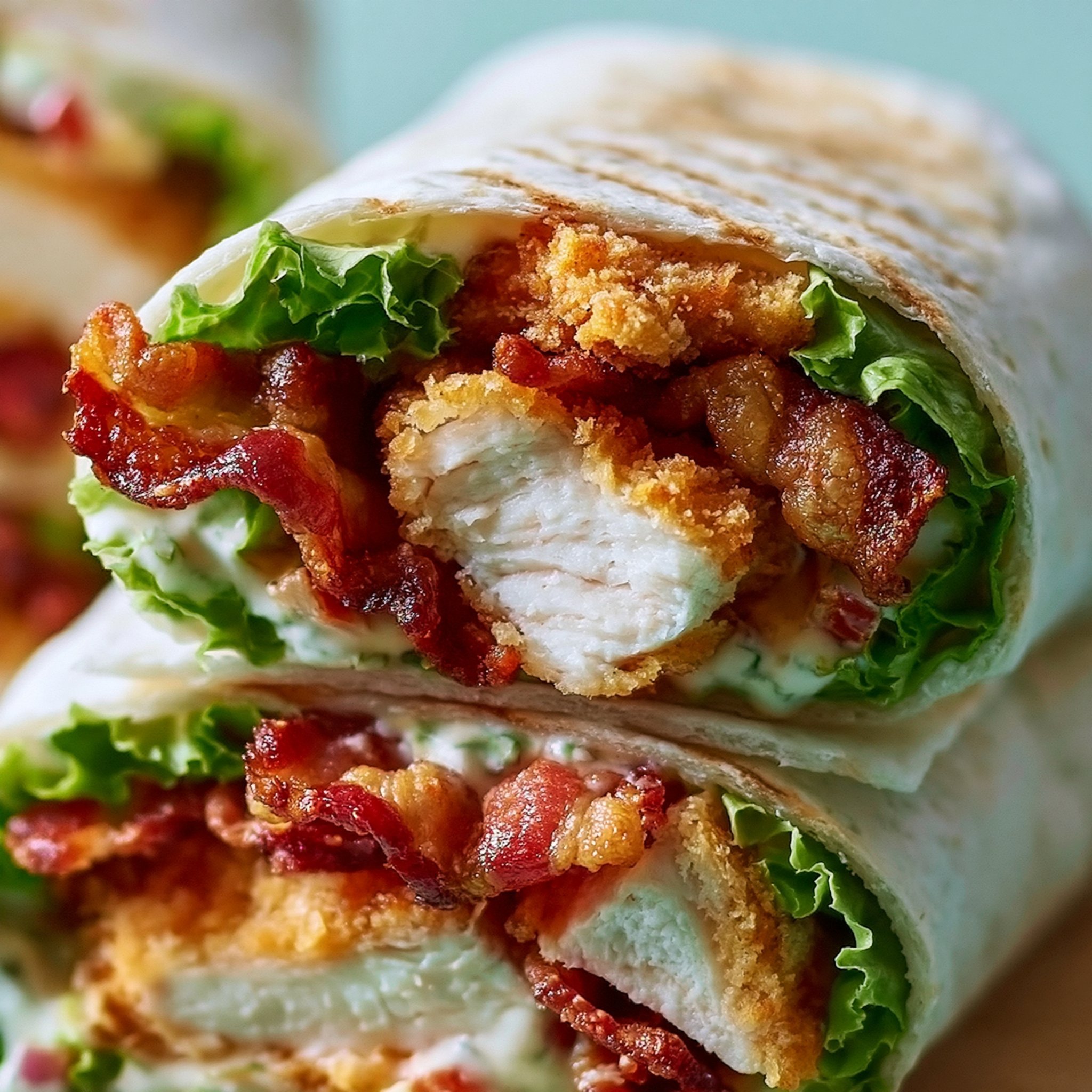 Crispy Chicken Bacon Ranch Wrap