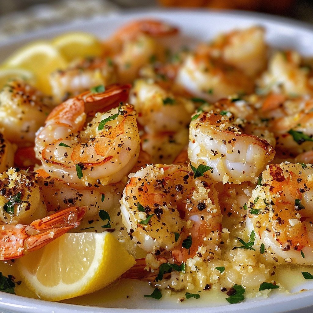 Baked Garlic Parmesan Shrimp