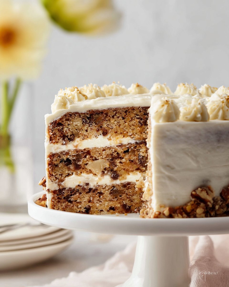 Banana Pineapple Cake with Cream Cheese Frosting