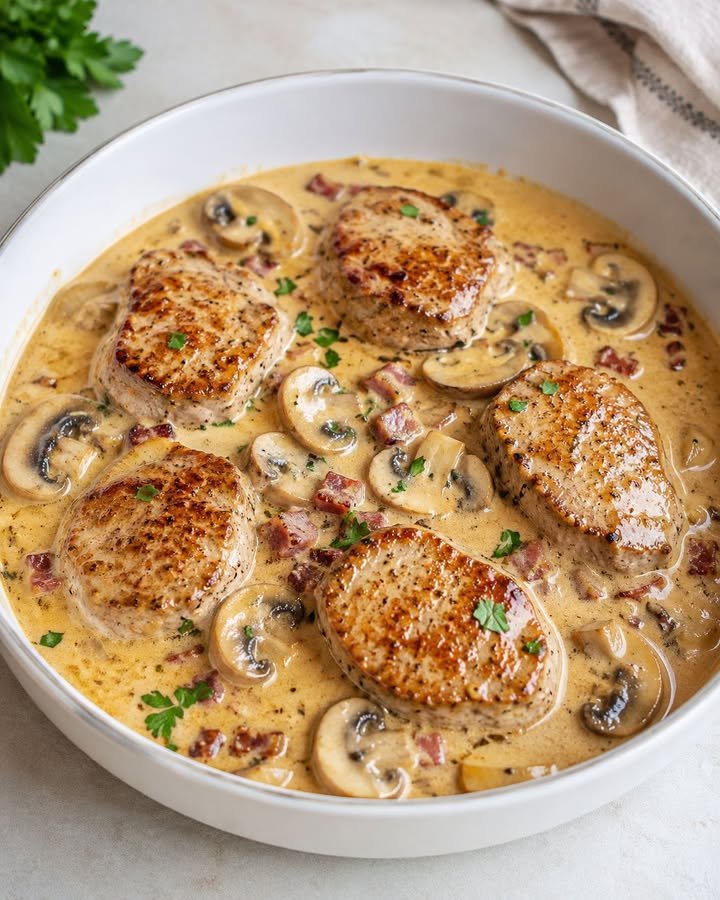 Filettopf mit Champignons
