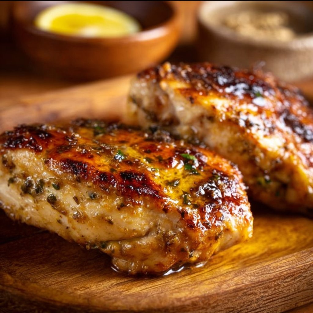 Garlic Butter Baked Chicken Breast