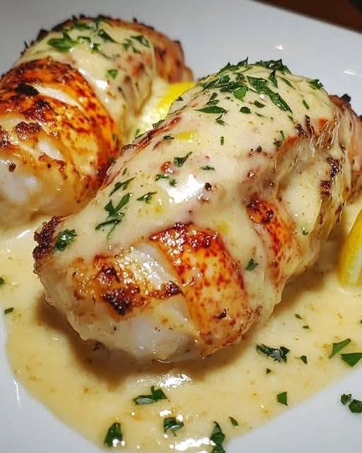 Creamy Garlic Butter Lobster Tails