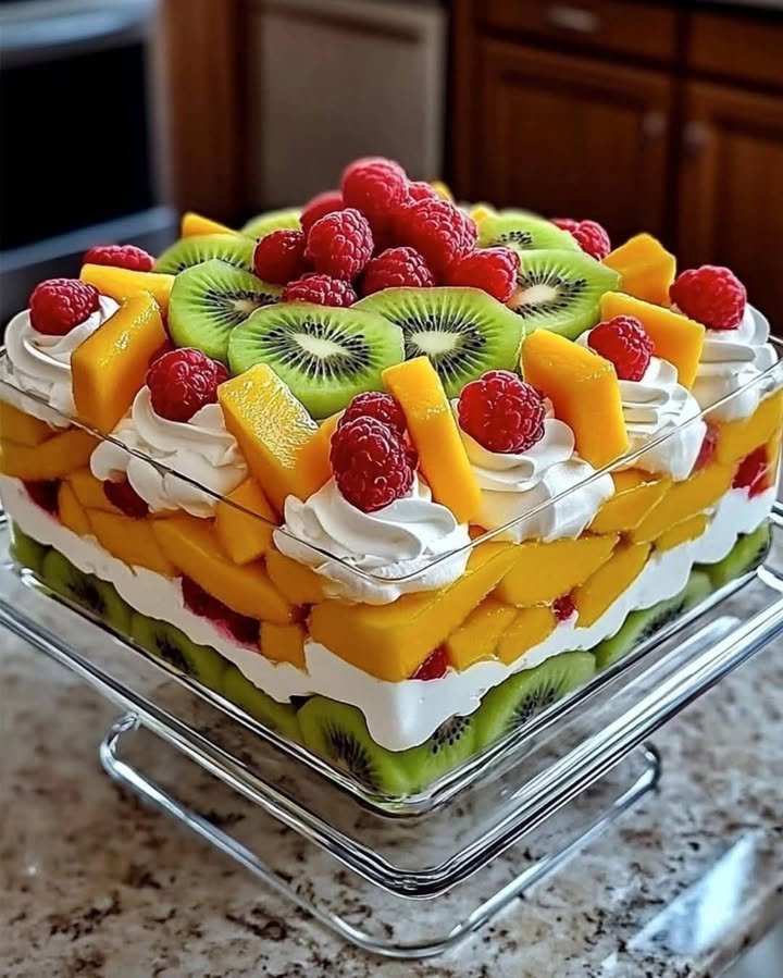 Vibrant Fresh Fruit Trifle