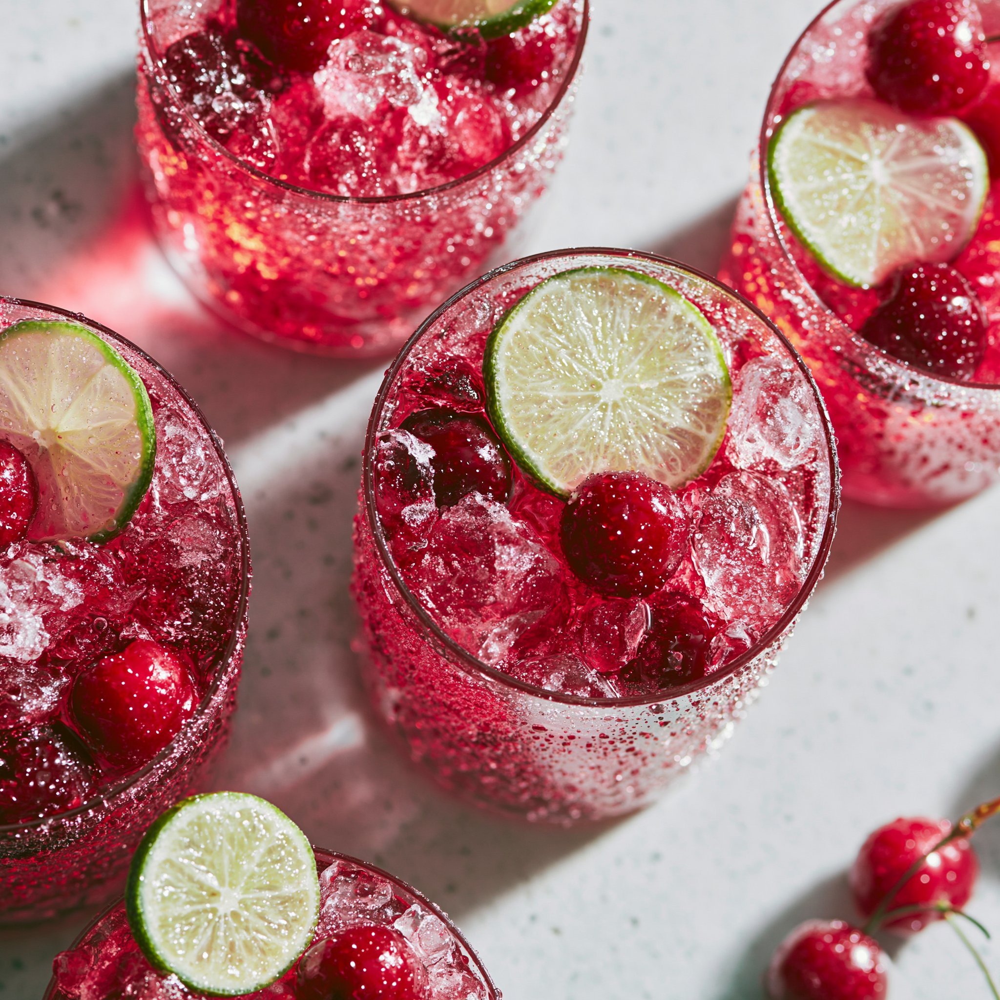 Homemade Cherry Limeade