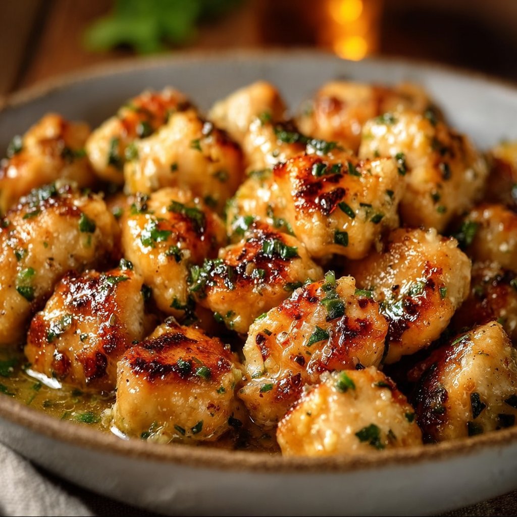 Garlic Butter Chicken Bites