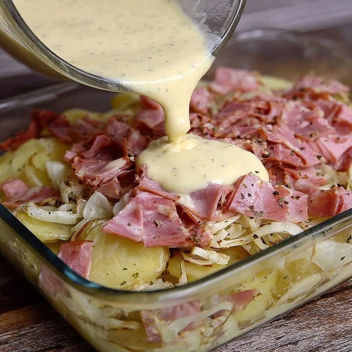 Potatoes with Ham