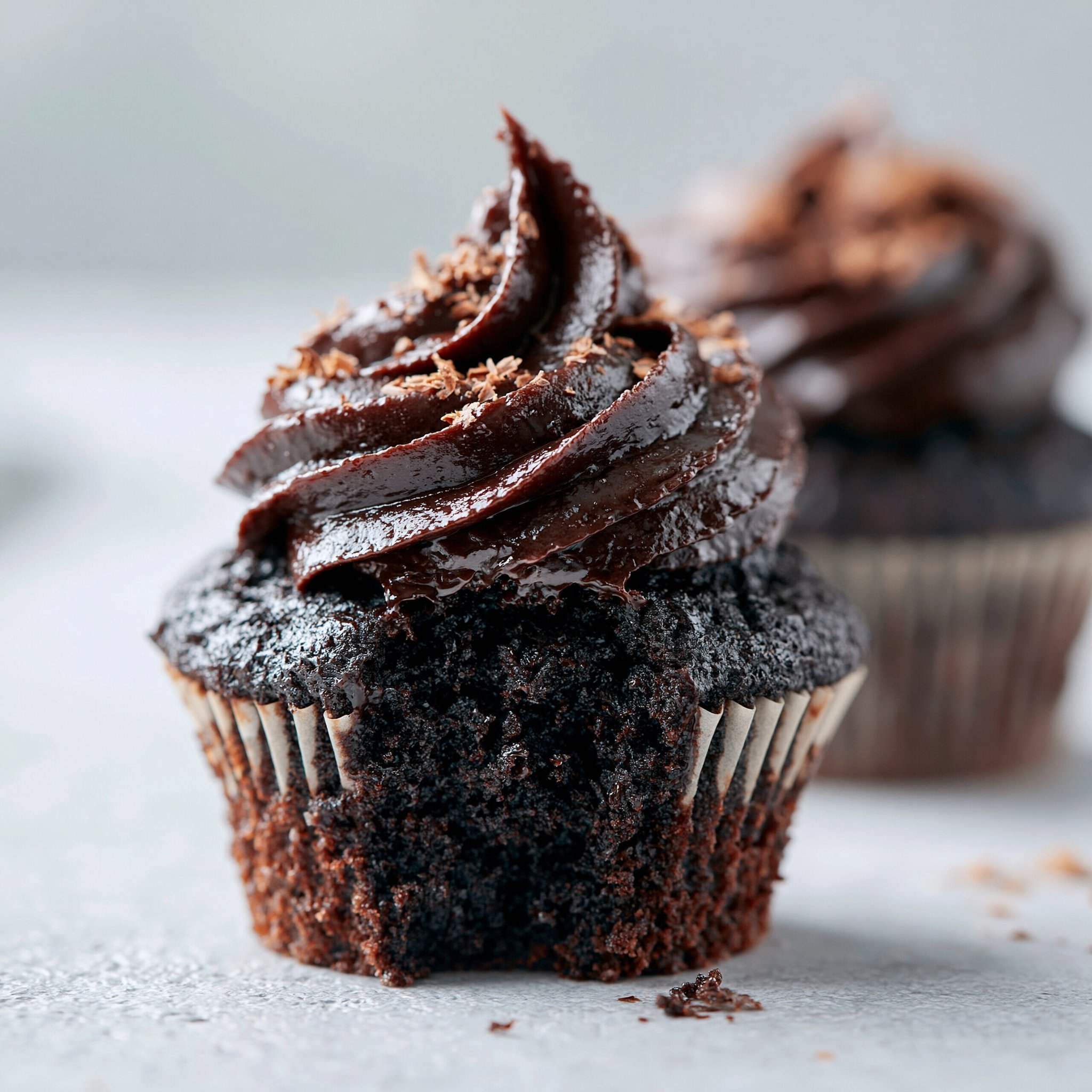 Easy & Moist Chocolate Cupcakes