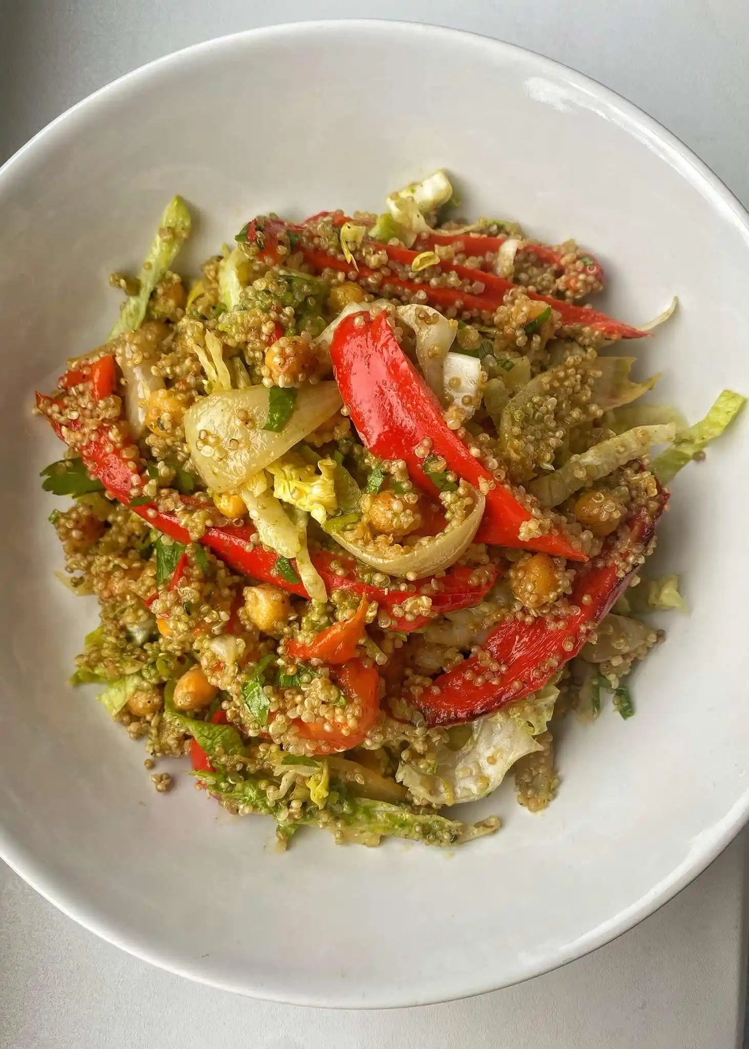 Roasted Red Pepper Salad